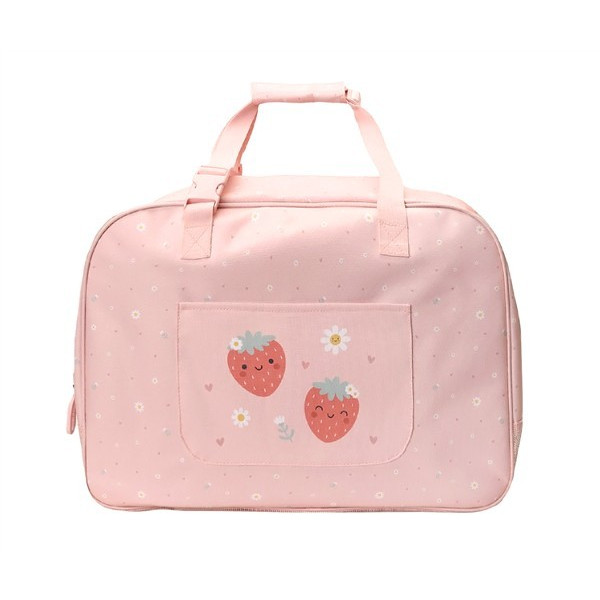 Bolso De Playa Con Rejilla Strawberries