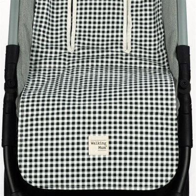 Colchoneta I Love Vichy Negro de Walking Mum