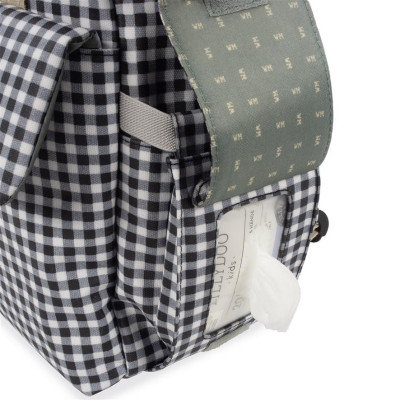 Mochila I Love Vichy Negro de Walking Mum