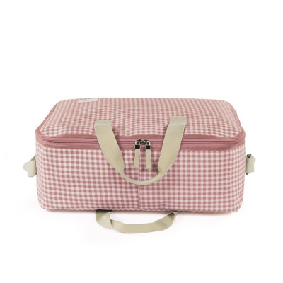 Maleta I Love Vichy Rosa de Walking Mum