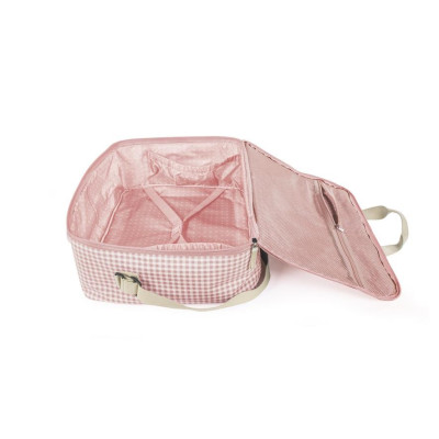 Maleta I Love Vichy Rosa de Walking Mum