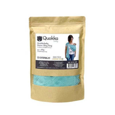 Bandolera de Agua Portabebés de rejilla Quokkababy Menta