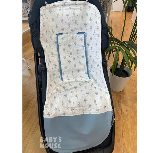 Colchoneta Silla Estrecha Agro Azul de Paz Rodríguez