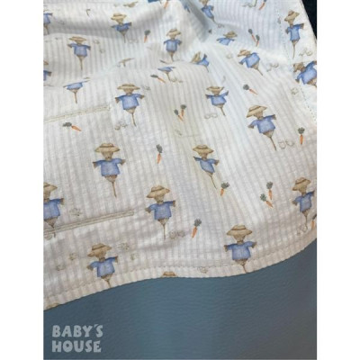 Colchoneta Silla Estrecha Agro Azul de Paz Rodríguez