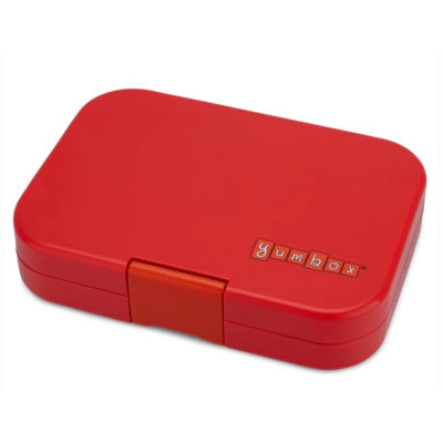 Fiambrera Yumbox Panino 4 secciones - Roar Red Race Cars