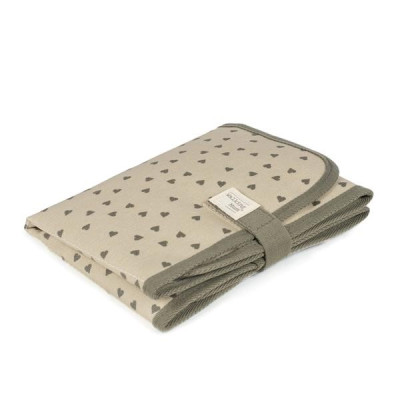 Cambiador Corazones Poppy Musgo