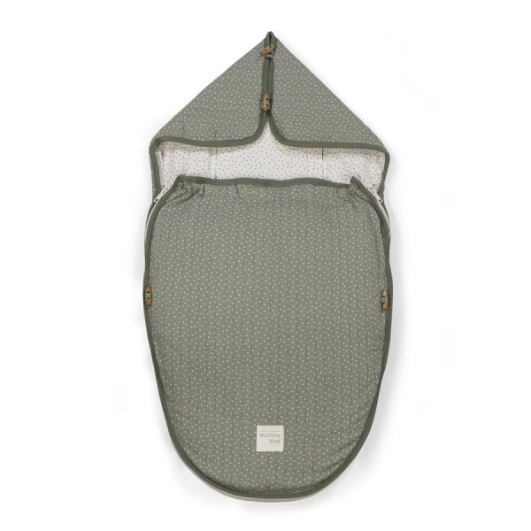 Saco Cuco 2 en 1 Entretiempo Topito Poppy Musgo