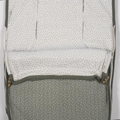 Saco Cuco 2 en 1 Entretiempo Topito Poppy Musgo