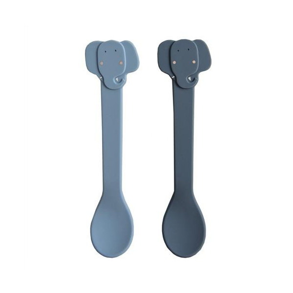 Pack 2 Cucharas Silicona Elefante