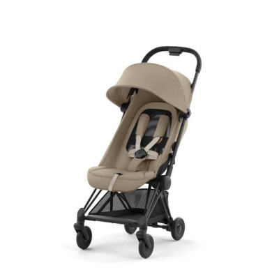 Silla de Paseo Coya Matt Black Frame