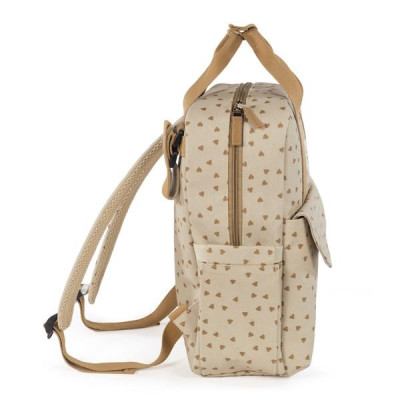 Mochila Corazones Poppy Canela