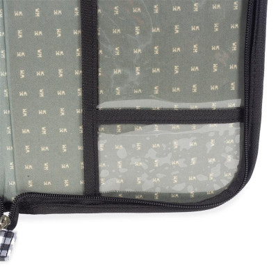 Portadocumentos I Love Vichy Negro de Walking Mum