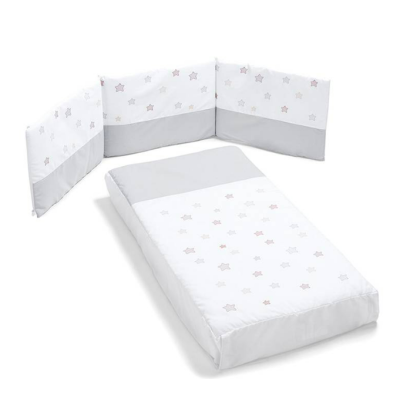 Cuna DOCO Sleeping B/M 120 60 con textil y colchón