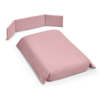 Cuna DOCO Sleeping B/M 120 60 con textil y colchón