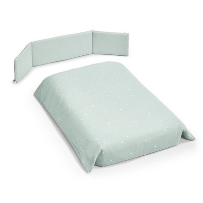 Cuna DOCO Sleeping B/M 120 60 con textil y colchón