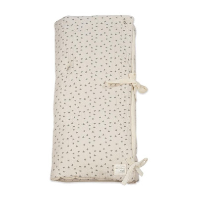 Arrullo/Manta corazones Poppy Musgo