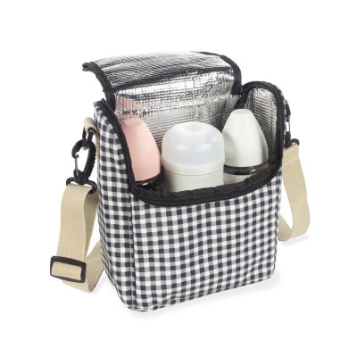 Bolsa Termica I Love Vichy Negro de Walking Mum