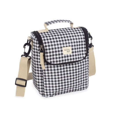 Bolsa Termica I Love Vichy Negro de Walking Mum
