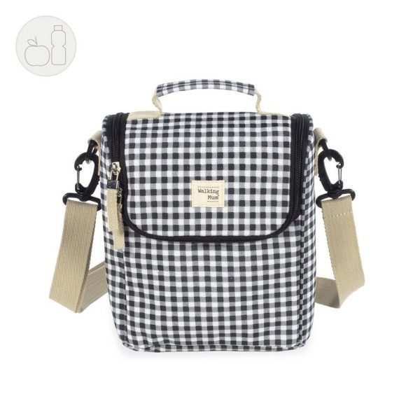 Bolsa Termica I Love Vichy Negro de Walking Mum