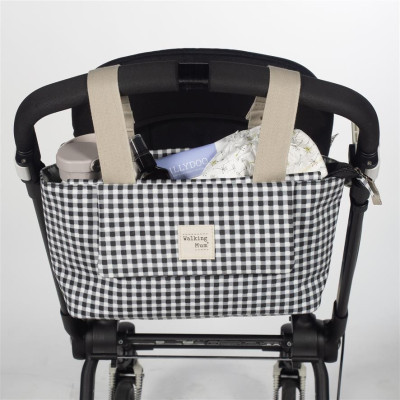 Bolso Organizador I Love Vichy Negro de Walking Mum
