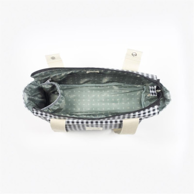 Bolso Organizador I Love Vichy Negro de Walking Mum