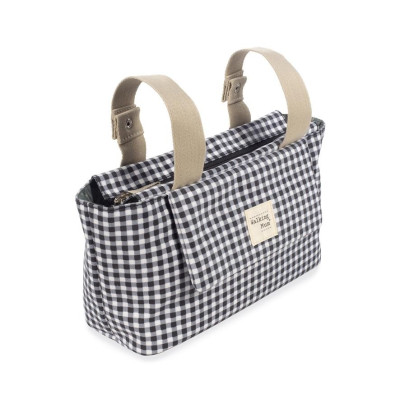 Bolso Organizador I Love Vichy Negro de Walking Mum