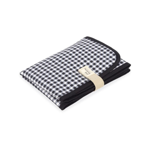 Cambiador I Love Vichy Negro de Walking Mum