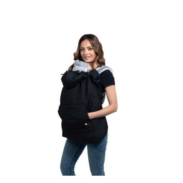 Cobertor porteo invierno Winter Cover Wombat Negro y Gris