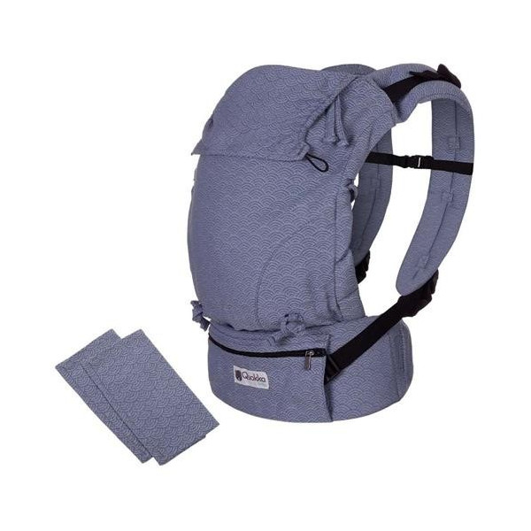 Mochila Portabebés Quokkababy E-Carrier Denim Blue Vibes