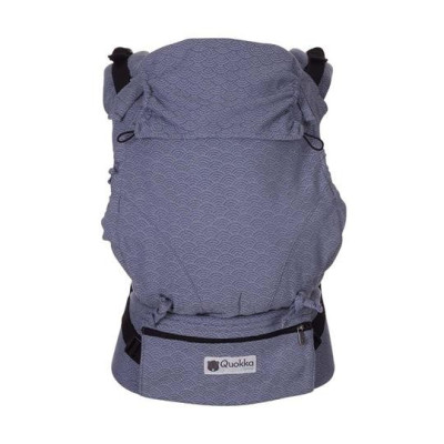 Mochila Portabebés Quokkababy E-Carrier Denim Blue Vibes