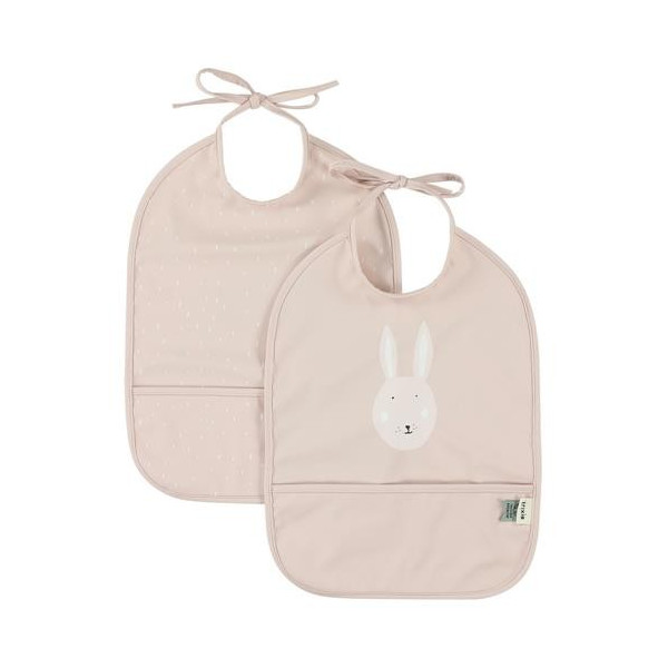 Pack 2 Baberos impermeables - Mrs. Rabbit