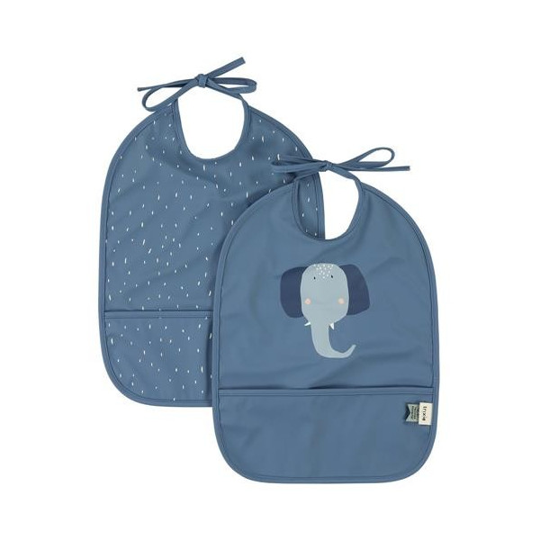 Pack 2 Baberos impermeables - Mrs. Elephant