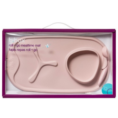 Bandeja silicona Roll + Go B.Box con cuchara Blush