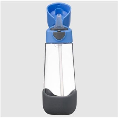 Botella tritán con pajita 600ml B.Box - Blue Slate