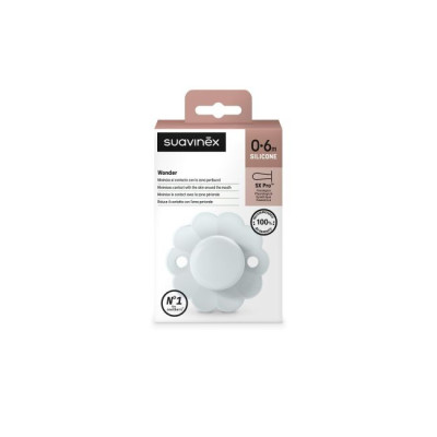 Chupete Wonder SX Pro Silicona 0-6M Illusion Blue