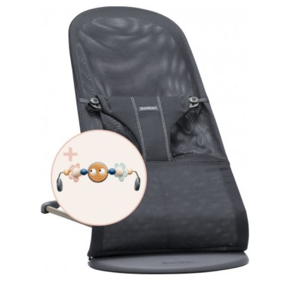 Hamaca Bliss Antracita Incl. Juguete Mesh
