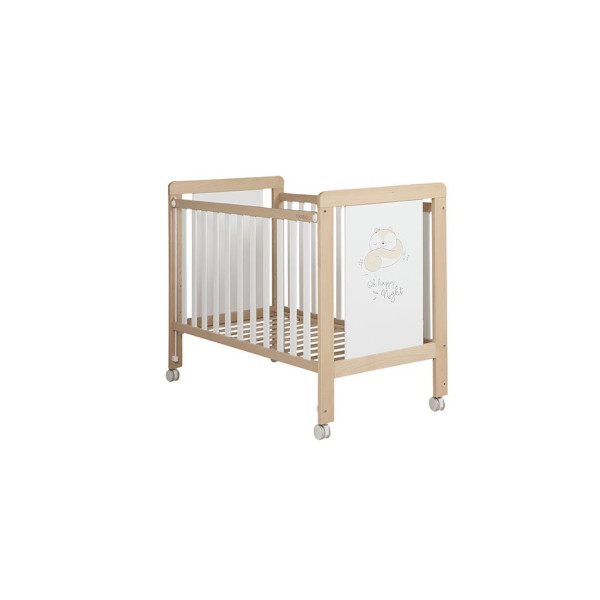 Cuna Happy Blanco-Madera Micuna