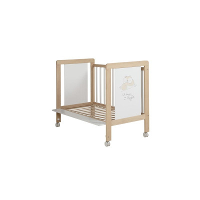 Cuna Happy Blanco-Madera Micuna