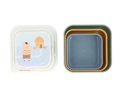 3 Cajas Almuerzo The Three Little Pigs