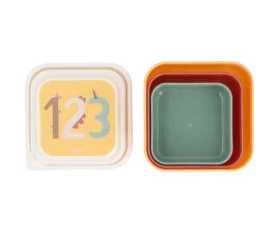 3 Cajas Almuerzo Funny Letters