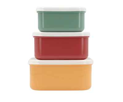 3 Cajas Almuerzo Funny Letters