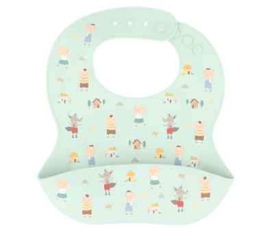 Babero Silicona The Three Little Pigs