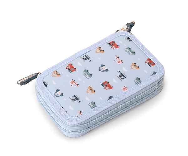 Estuche Plumier Doble City Cars