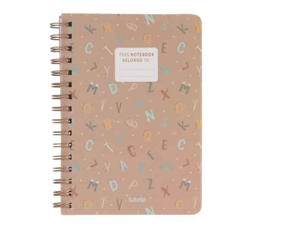 Libreta Escolar Funny Letters