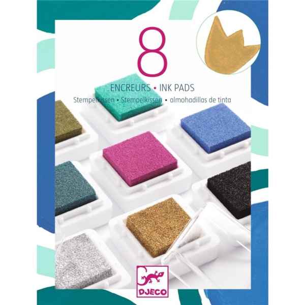 8 Tampones De Tinta Y 1 Limpiador - Chic