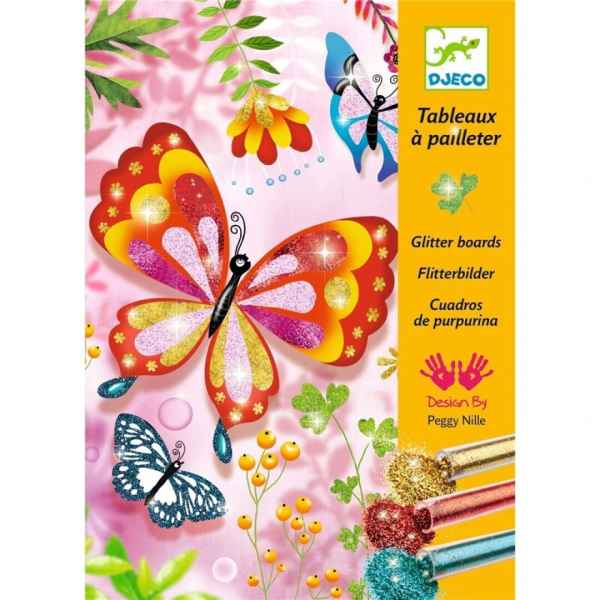 Cuadros purpurina Mariposas