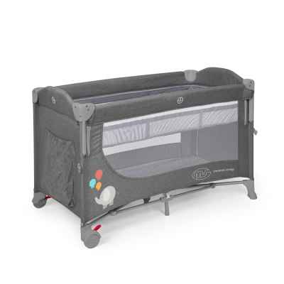 Cuna de viaje colecho Ennis gris