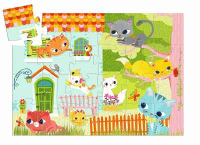 Puzzle Silueta Pachat y sus Amigos