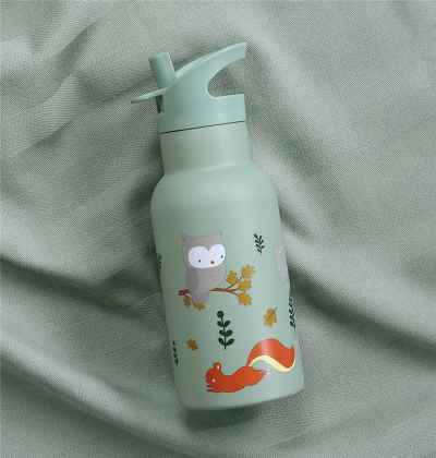 Botella Acero 350 Ml Zorro