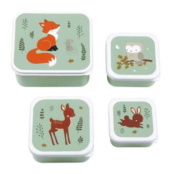 Set 4 Cajas Snack Zorro